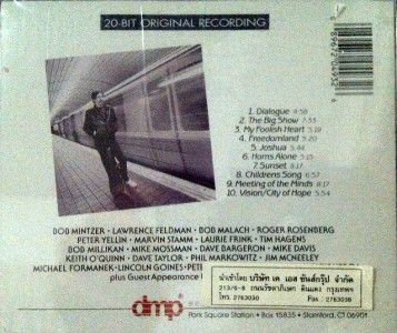 BOB MINTZER DEPARTURE Michael Franks, Big Band Jazz CD 089672049326 