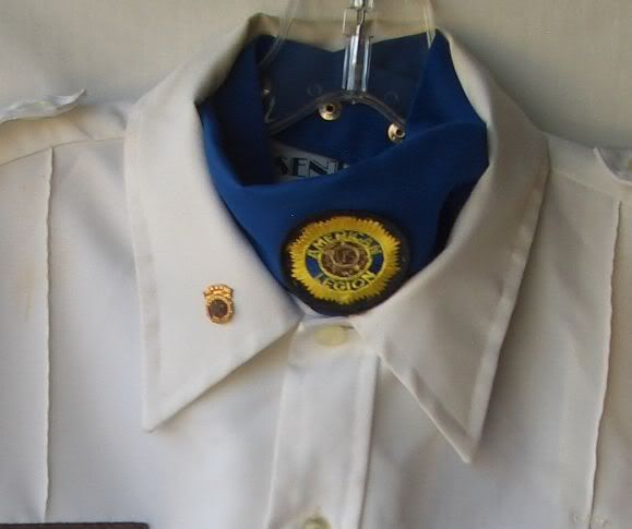   Legion Color Guard Uniform Shirt, Ascot, Hat, Pants, Pin  