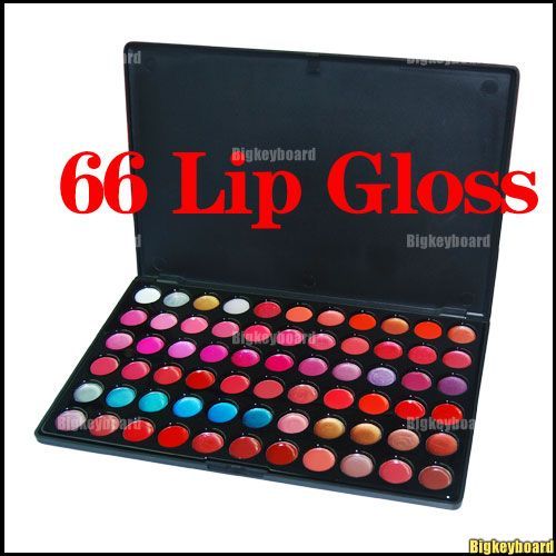 66 Color Lip Gloss Set Makeup Palette Lipstick Cosmetic  