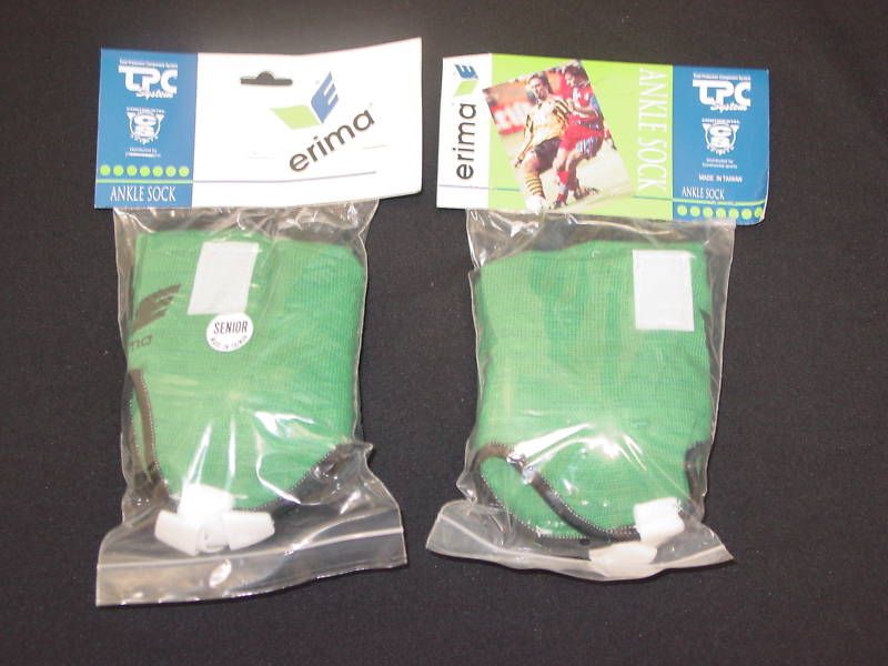 Lot of 2 Pair New Erima Soccer Ankle Sock Adult  