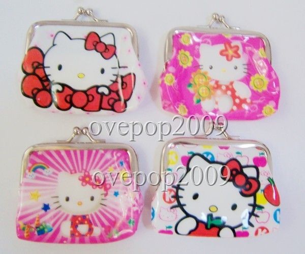 New Lot 12 pcs Hello Kitty Coin Purses Wallets Bags  