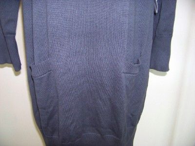 NWT Lennie Nina Leonard Grey Turtleneck Sweater Dress M  