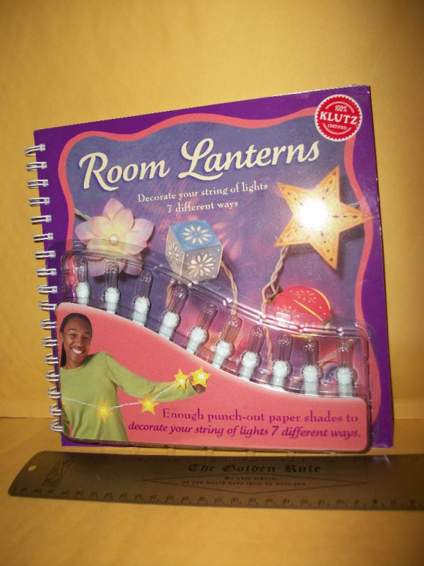 NEW Klutz Paper Craft Kit DECOR Room Lantern BOOK Decorate Room Art 
