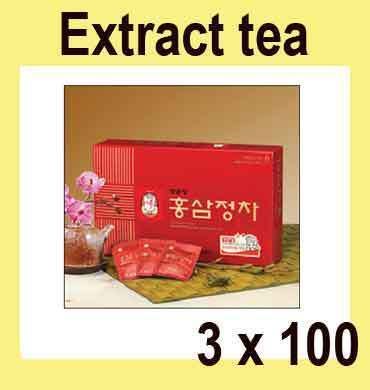 Cheong Kwan Jang KOREAN Red Ginseng Extract TEA 3x 100  