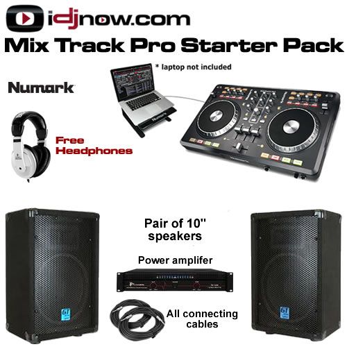 NUMARK MIXTRACK PRO DJ SYSTEM PACKAGE WITH VIRTUAL DJ SOFTWARE MIX 