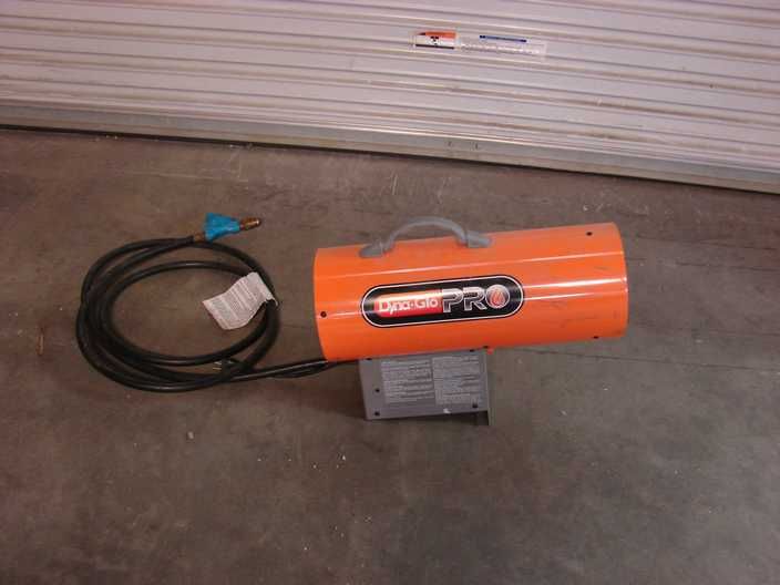 Dyna Glo 40,000 btu portable forced air propane heater tube  